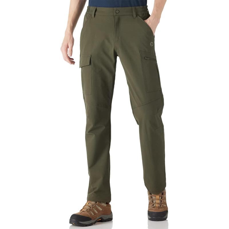 Outdoor Ventures Men’s Hiking Pants Lightweight Water Resistant Cargo ...